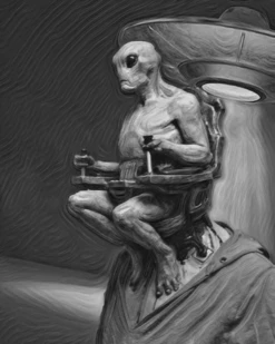 Alien Mind Control Poster -The Horror Dome Store AlienMindControlBlackandWhiteHiRes clipped rev 1