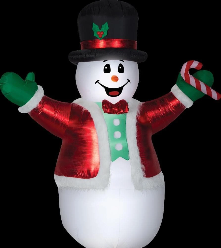 Airblown Giant Luxe Snowman Inflatable Prop 3 Airblown Giant Luxe Snowman Inflatable Prop