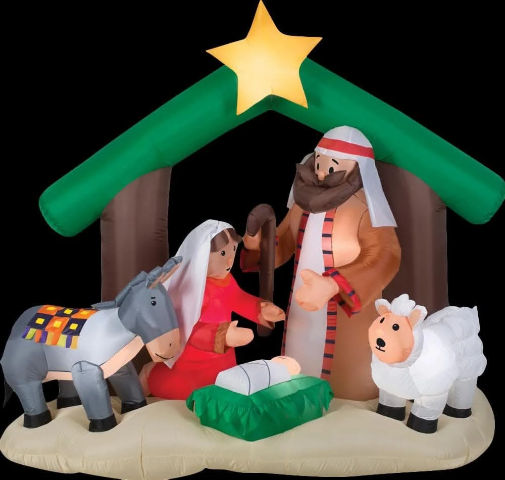 Airblown Holy Family Nativity Large Inflatable Scene 3 Airblown Holy Family Nativity Large Inflatable Scene