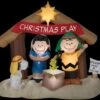 Airblown Peanut Nativity Scene -The Horror Dome Store airblown peanut nativity scene 29123605135408