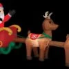 Airblown Santa & Sleigh With Reindeer Large Inflatable Scene 1 Airblown Santa & Sleigh With Reindeer Large Inflatable Scene -The Horror Dome Store airblown santa sleigh with reindeer large inflatable scene 15813491687472