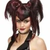 "Bad Fairy - Black And Red" Halloween Wig 1 "Bad Fairy - Black And Red" Halloween Wig -The Horror Dome Store bad fairy black and red halloween wig 28756755087408