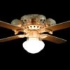 "Ceiling Fan With 8 Small Skulls And Light" Haunted House Lighting -The Horror Dome Store ceiling fan with 8 small skulls and light haunted house lighting 14370646851632