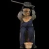 Chainsaw Greeter Animated Halloween Prop -The Horror Dome Store chainsaw greeter animated halloween prop 30403934027824