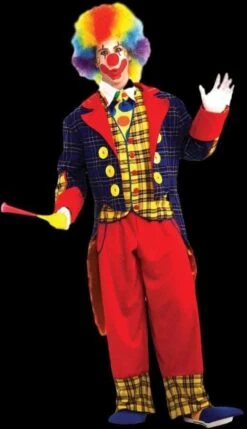 "Checkers The Clown" Costume (Adult Size)
