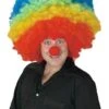 "Clown - Rainbow Afro" Mega Halloween Wig 2 "Clown - Rainbow Afro" Mega Halloween Wig -The Horror Dome Store clown rainbow afro mega halloween wig 8179669889