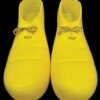 "Clown Shoes - Yellow/Plastic" Halloween Costume Accessory -The Horror Dome Store clown shoes yellow plastic halloween costume accessory 14203870543920