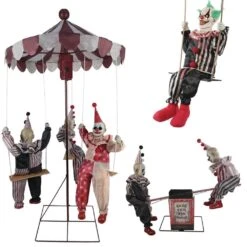 New Products -The Horror Dome Store clowns electric animated halloween props package deal 2309713592353