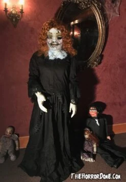 "Cracked Porcelain Doll" HD Studios Pro Costume -The Horror Dome Store cracked porcelain doll hd studios pro halloween costume 23198034881