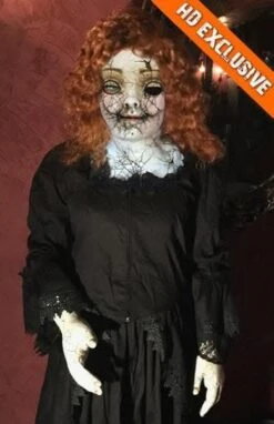 "Cracked Porcelain Doll" HD Studios Pro Costume -The Horror Dome Store cracked porcelain doll hd studios pro halloween costume 24038466113