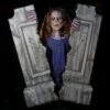 "Cracking Crypt Zombie" Electric Animated Graveyard Halloween Prop
