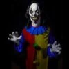 "Crazy Clown" Electric Animated Halloween Prop -The Horror Dome Store crazy clown electric animated halloween prop 6917310185520