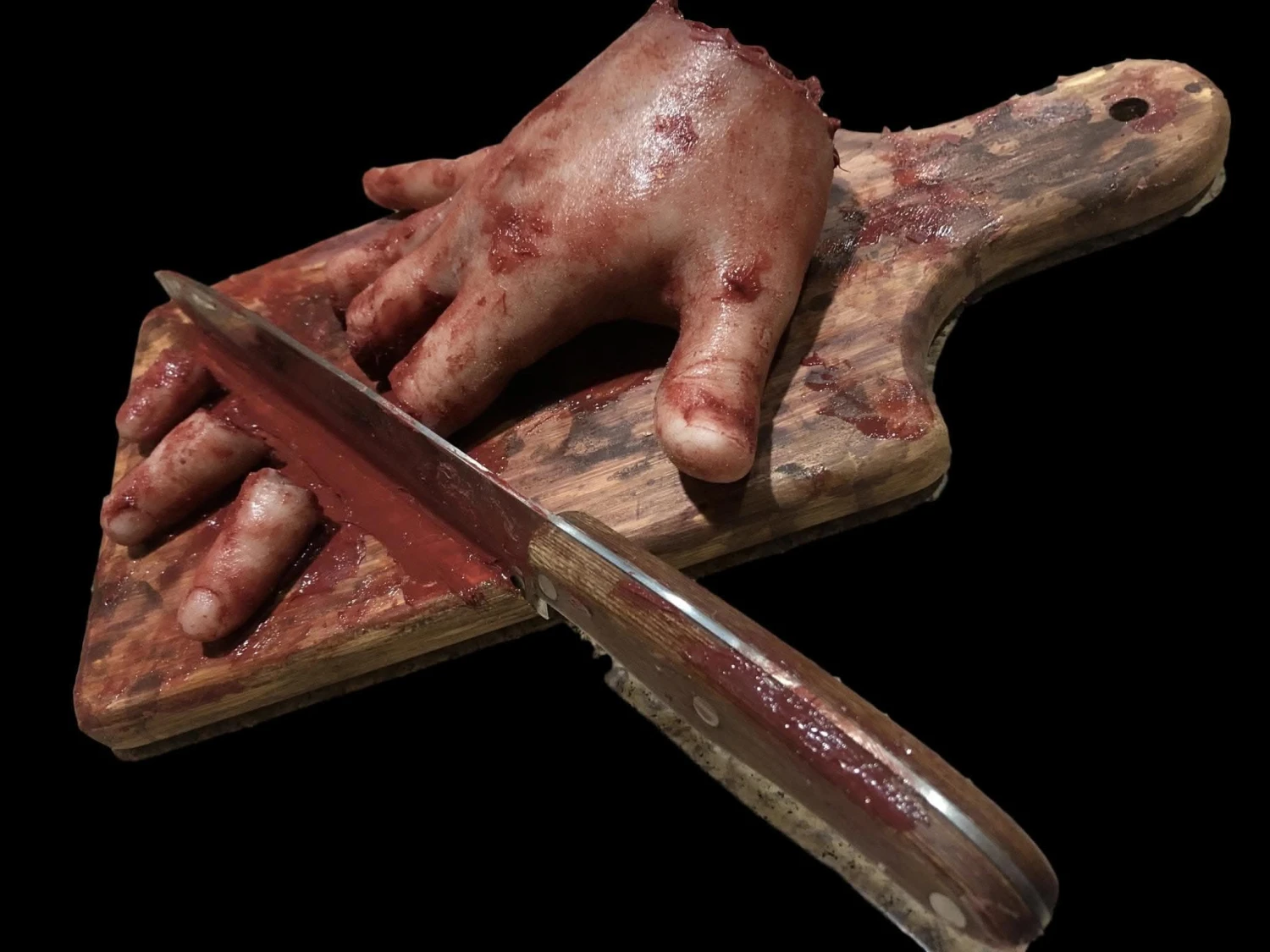 "Cutting Board Accident" Halloween Prop 4 "Cutting Board Accident" Halloween Prop - Image 2