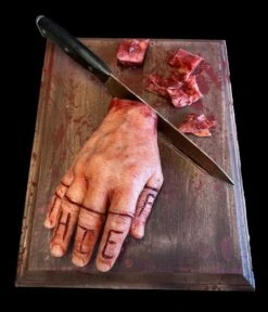 New Products 9 "Cutting Board With Magnetic Fingers" Human Body Part Halloween Prop