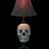 "Desk Lamp With Life-size Skull And Antique Shade" Haunted House Lighting -The Horror Dome Store desk lamp with life size skull and antique shade haunted house lighting 14327187341360