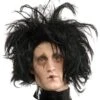 "Edward Scissorhands - Black" Halloween Costume Wig -The Horror Dome Store edward scissorhands black halloween costume wig 28431620145200