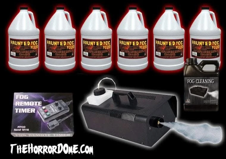 "Fog Machine With Juice, Cleaning Fluid And Timer" Special Effects Combo Package 3 "Fog Machine With Juice, Cleaning Fluid And Timer" Special Effects Combo Package