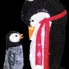 "Fuzzy Plush Mommy And Baby Penguin" Light Up Christmas Decoration -The Horror Dome Store fuzzy plush mommy and baby penguin light up christmas decoration 14364498427952
