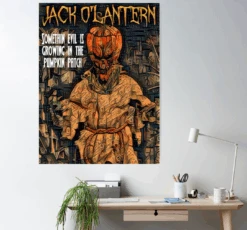 Jack O'Lantern Poster -The Horror Dome Store jack o lantern poster 29931694784560