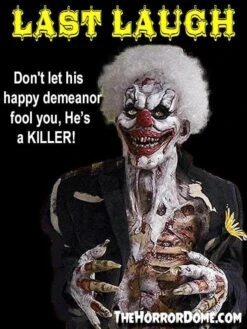 "Last Laugh The Zombie Clown" HD Studios Pro Costume -The Horror Dome Store last laugh the zombie clown hd studios pro halloween costume 14327195172912