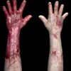 "Meatbag Hands" Silicone Halloween Gloves -The Horror Dome Store meatbag hands silicone halloween gloves 14160953933872