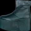 "Monster Boots - Men's/Black" Halloween Costume Accessory -The Horror Dome Store monster boots men s black halloween costume accessory 14203970256944
