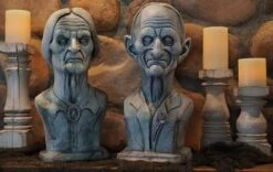 "Madam And Master Macy Ghostly Manor Busts" HD Exclusive Halloween Decoration -The Horror Dome Store new for 2022 madam and master macy ghostly manor busts halloween decoration 29559822123056