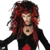 "Nightmare Black Widow" Halloween Wig -The Horror Dome Store nightmare black widow halloween wig 8179908353