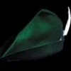"Peter Pan Elf Hat - Green Felt" Halloween Costume Accessory -The Horror Dome Store peter pan elf hat green felt halloween costume accessory 14364556820528