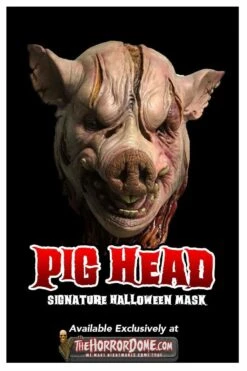 "Pig Head" HD Studios Pro Mask 9 "Pig Head" HD Studios Pro Mask -The Horror Dome Store pig head hd studios pro halloween mask 28733193519152