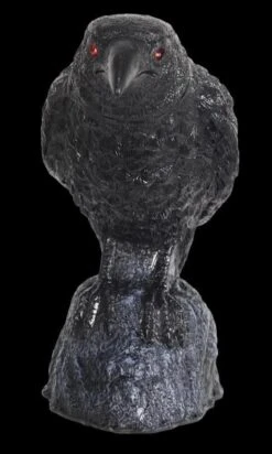 "Raven With Turning Head" Animated Halloween Prop