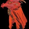 "Red Brimstone Dragon" Mask 2 "Red Brimstone Dragon" Mask -The Horror Dome Store red brimstone dragon halloween mask 28428543885360