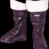 "Santa Boot Tops - Black With Fur" Christmas Costume Accesory -The Horror Dome Store santa boot tops black with fur christmas costume accesory 14204000927792