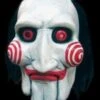 "Saw - Puppet" Mask -The Horror Dome Store saw puppet movie halloween mask 8180036417