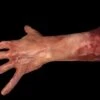 "Severed Left Male Hand - Silicone" Human Body Part Halloween Prop -The Horror Dome Store severed left male hand silicone human body part halloween prop 11944223408176