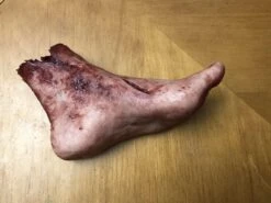"Silicone Severed Left Female Foot" Body Parts Halloween Prop -The Horror Dome Store silicone severed left female foot body parts halloween prop 11943768948784
