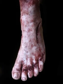 "Silicone Severed Left Female Foot" Body Parts Halloween Prop