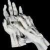 "Skeleton Deluxe Latex Hands" Halloween Costume Gloves -The Horror Dome Store skeleton deluxe latex hands halloween costume gloves 28424797454384