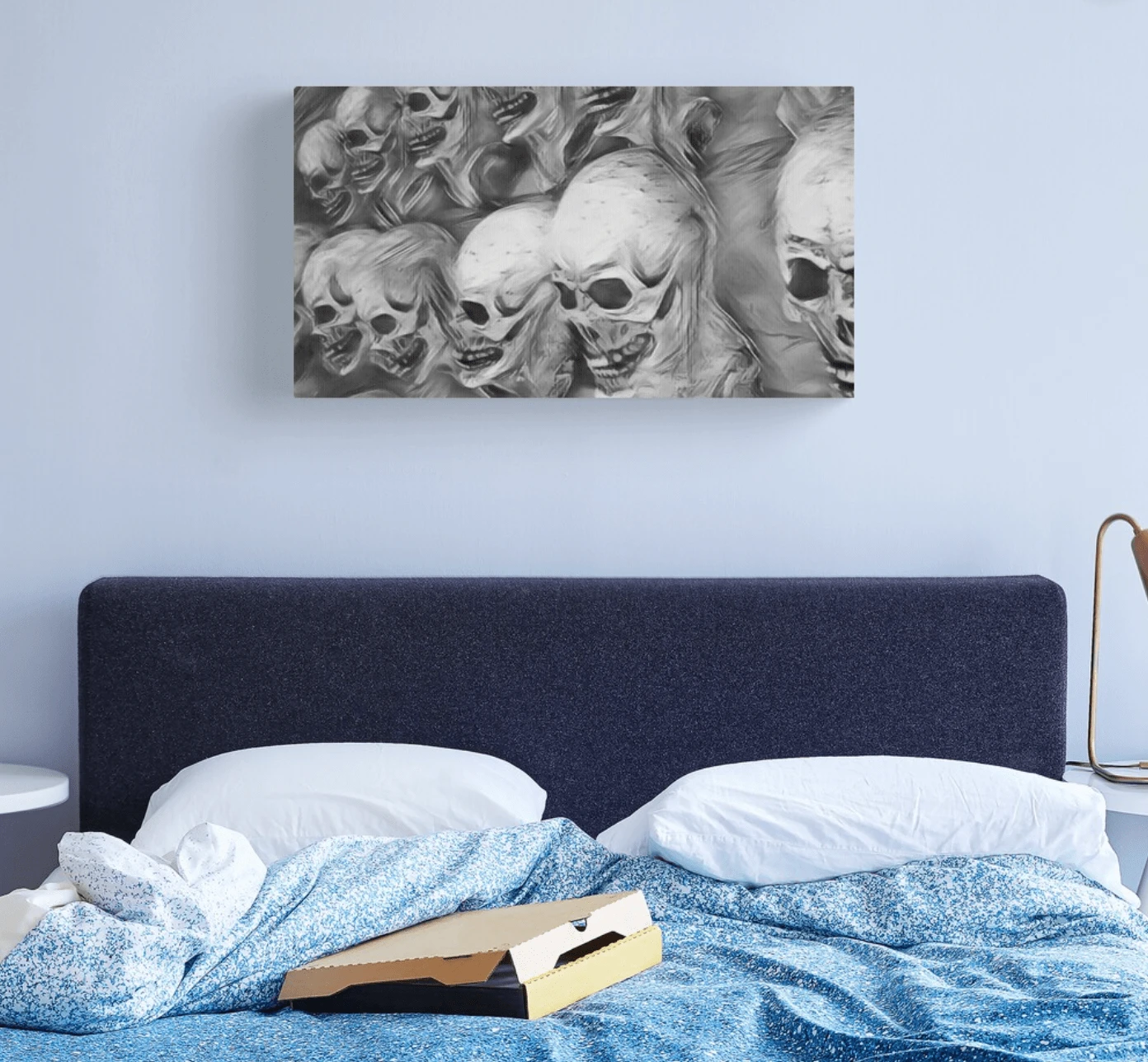 Skull Canvas Print 5 Skull Canvas Print - Image 3