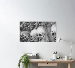 Skull Poster -The Horror Dome Store skull poster 29931462033456