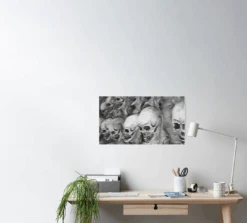 Skull Poster -The Horror Dome Store skull poster 29931462066224