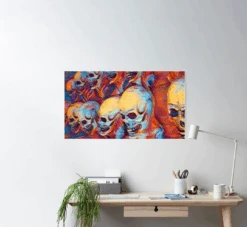 Skull Poster -The Horror Dome Store skull poster 29931462098992