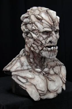 "Slate The Golem" Silicone Mask -The Horror Dome Store slate the golem silicone halloween mask 8721190657