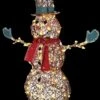 "Starry Night Grapevine Snowman" Light Up Christmas Decoration 1 "Starry Night Grapevine Snowman" Light Up Christmas Decoration -The Horror Dome Store starry night grapevine snowman light up christmas decoration 14364530868272