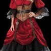 "Swashbucklin Scarlet" Costume -The Horror Dome Store swashbucklin scarlet women s halloween costume 14920277950512