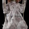 "Swinging Decrepit Doll" Electric Animated Halloween Prop -The Horror Dome Store swinging decrepit doll electric animated halloween prop 28665706479664
