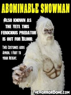 "The Abominable Snowman" HD Studios Pro Costume -The Horror Dome Store the abominable snowman hd studios pro halloween costume 14335992889392