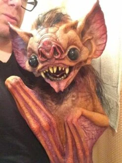 "Vampire Bat" HD Studios Halloween Puppet Prop -The Horror Dome Store vampire bat hd studios halloween puppet prop 28755877658672
