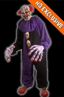 "Wares The Clown" HD Studios Costume 10 "Wares The Clown" HD Studios Costume -The Horror Dome Store wares the clown hd studios night terror halloween costume 8179923073