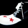 "Wingtip - Black/White" Clown Shoes
